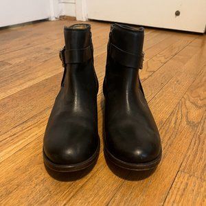 Black Frye Booties with buckle